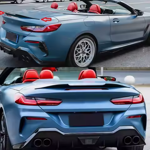 for BMW 8 Series G14 Cabrio 2-Door F91 M8 840i M850i Trunk Lip Tail Trunk Spoiler 2019 2020 2021 202