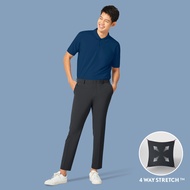 GQ Perfect Ankle Pants กางเกงผู้ชายขาห้าส่วน สีเทาเข้ม