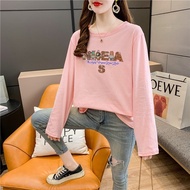 [AMYGO] Baju T Shirt Perempuan Lengan Panjang Women Long Sleeve Wanita Murah Baju T Shirt Perempuan Lengan Panjang Women