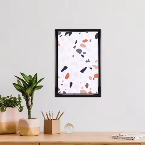 12x18 Picture Frame Black Rounded Profile Wall Photo Frame for Home Decor Display