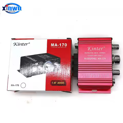 MA170 Power Amplifier 2 Channel Hi-Fi Stereo Car Music Speaker Video Audio Arcade Game Raspberry Pi