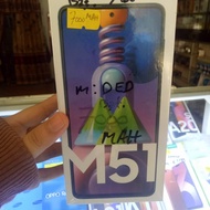 hp Android Samsung galaxy M51 Ram:8/128 warna:hitam