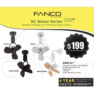 Fanco Dono 16" Corner Wall Ceiling Fan