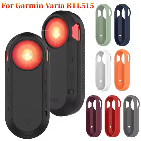 For Garmin Varia RTL515 Case Camera Tail Light Sleeve Impact-resistant Housing Anti-dust Silicone Co
