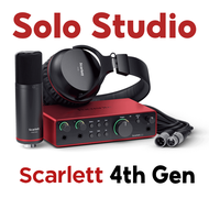 Focusrite Scarlett Gen 4 / Gen 3 ออดิโออินเตอร์เฟส Focusrite ทุกรุ่น Solo / 2i2 / 4i4 / Studio