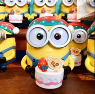 現貨🌟 聖誕蛋糕 BOB MINIONS爆谷桶 零食桶 食物桶