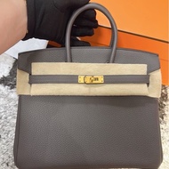 Hermes Birkin25 錫器灰8F 金釦 Togo皮 Y刻 🩶 絕美天菜