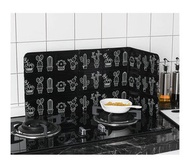 【**一件裝**】北歐風格創意廚房鋁箔擋油板隔熱板 廚房炒菜隔油板 家用防濺油擋板