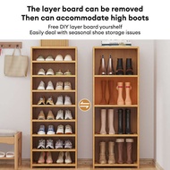 Vertical Rattan Shoe Cabinet Deodorant Breathable Shoe Rack Home Doorway Shoe Rack Dust-proof Rattan