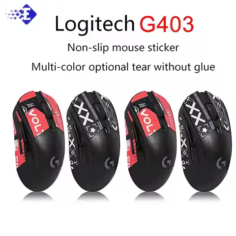 1PCS Mouse Grip Tape Skate Handmade Sticker Non Slip Lizard Skin Suck Sweat For Logitech G403 G603 G