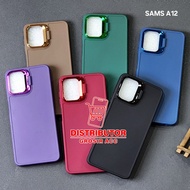 SAMSUNG A12 CASE MACARON STAND CAMERA CASE KICKSTAND CAMERA SAMSUNG A12