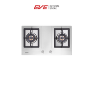 EVE เตาแก๊ส 2 หัวแบบฝัง เตาแก๊สรุ่น HB76-2TRDFD/MSI แถมฟรี ตะแกรงรองภาชนะ