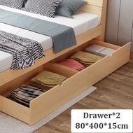 【In Stock-ships within 24H】Wooden queen bed frame /Queen Bed Frame /Katil Kayu Queen /Single Bed Fra