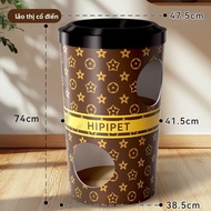 hipidog | Hipidog Villa Double Layer Cat Scratcher Cat House Integrated Corrugated Paper Multi-Cat F
