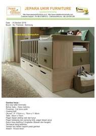Tempat tidur bayi, box bayi, ranjang bayi murah, ranjang bayi, bayi