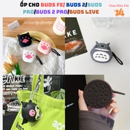 Samsung Buds 2 Pro/Buds 2/Buds Live/Buds Pro Oreo Totoro Kuromi Case