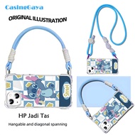 Latest Stitch Cute Casing Strap hp Redmi 14C 13C 13X Note 14 Pro A5 poco C71 X7 Pro 5G C65 M6 4G Cas