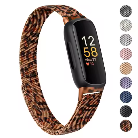 Stainless Steel Magnetic Strap For Fitbit inspire 3 Band Metal Wristband Bracelet For Fitbit inspire