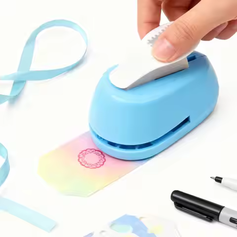 DIY Postage Stamp Punch Square Manual Multi-Purpose Cutting Tools Stamp Hole Puncher or Journaling C