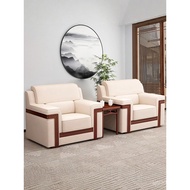 Set Penerimaan Tersuai Perniagaan Sofa Mesyuarat VIP Sofa Fabrik Terus Pejabat Meja Teh Tetamu Bujan