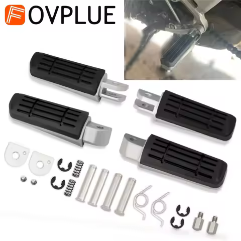 Motorcycle Foot pegs Rear Passenger Front Rider Footrest For YAMAHA FJR 1300 FZ1 FZ400 FZ6 FZ6R TDM9