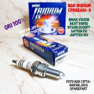 BUSI MOTOR NGK IRIDIUM Honda BeAT Karburator Revo PGM FI Vario 125 Scoopy Karbu Spacy CPR8EAIX-9