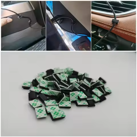 40pcs Car Wire Clip Stickers for Starline A9/A6/A8/A4 B9 B91 B6 B61 A91 A93/A63 B91/B61/A91/A61 KGB 