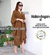 Kaftan Jawa Classic Baju Batik Wanita Terbaru 2022 Modern Kekinian Motif Classic Elegan Mempesona Le