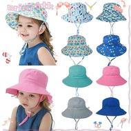 △❇卐 Orientlii 1Pc Fashion Baby Sun Hat Adjustable Boys Girls Toddler Kids UV Protection Wide Brim Swimming Beach Caps