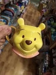 100% 原裝日本 Disney 迪士尼  winnie the pooh 小熊維尼 3D 立體 陶瓷杯 水杯 Mug Cup