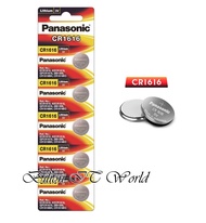【Ready Stock】 5pcs/pack Panasonic CR1616 3V Coin Cell Lithium Battery
