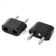 CN US To EU Euro Europe Plug Adapter 2 Round Socket Converter Travel Electrical Power Adapter Socket