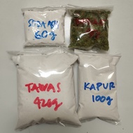 Treatment Ecoprint Paket B (SODA ASH/TUNJUNG/TAWAS/KAPUR): untuk 10 meter kain