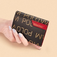 WILLIAMPOLO | กระเป๋าสตางค์หนังผู้หญิงป้องกัน RFID แบบพับได้