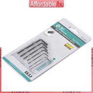 7 Pcs 0.7mm-3mm Mini Micro Hexagon Hex Allen for Key Set Wrench Screwdriver Tool