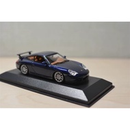 [Ready Stock] Mini Cut Minichamps 1: 43 Porsche Porsche 911 (996) GT3 2003 Metal Dark Blue, Limited 