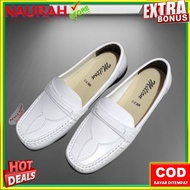 Milton DR 313 Women's White Loafers Formal School Nurse Medical Paskibraka College Officers
