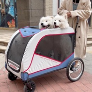 Dog Stroller Medium and Large Pet Stroller Lightweight Folding Wagon Portable out Large Dog Stroller