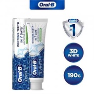 Oral-B - Oral B 美白牙膏 3D White Long Lasting Freshness 190g [平行進口]