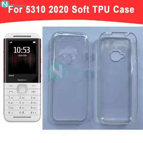 Nowey 5310 2020 Case For Nokia 5310 2020 Mobile Phone Clear Soft TPU Back Case Protection Cover