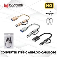OTG Cable 2 in 1 Micro USB Type C OTG Combo to USB 3.0 Adapter