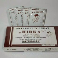 Bedak hibka ORIGINAL B O POWDER anti keringat ketiak ketek deodorant /deolotion