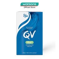 EGO QV Soap Bar For Face & Body Cleanser (For Dry + Sensitive & Eczema-Prone Skin) 100g