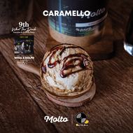Caramello (ไอศกรีม รสคาราเมล 1 ถ้วย 16 oz.) - Molto premium Gelato