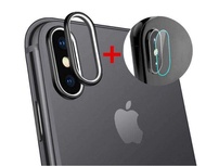 2in1 Back Camera Lens Tempered Glass Film Protection+Lens Case Ring Cover for iPhone 7 8 SE 2020 7Plus 8Plus X XS Max XR ฟิล์มป้องกันเลนส์กล้อง