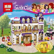 HOT!!!  1676Pcs Girls Series The Heartlake Grand Hotel Model Building Blocks Bricks lepin 01045 toys