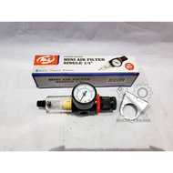 Mini Air Filter Regulator 1/ 4" Single H&L Air Compressor Regulator/ 1/ 4" Single Tube H&L
