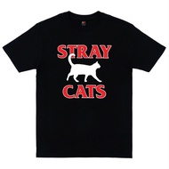 Stray cats - Tshirt black new brand kaos Stray rats