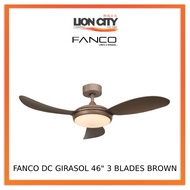 Fanco Girasol 46" 3-Blades DC Ceiling Fan With Remote