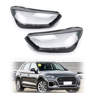 Pair For Audi Q5 Q5L 2021 2022 Car Headlamp Cover Headlight Shell Lens